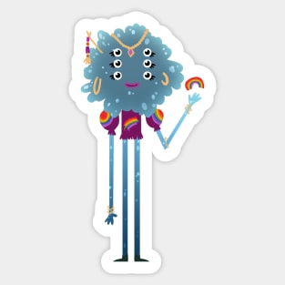 Miss Meteo Sticker